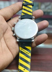 Fastrack watch Stylish Black Leather Strap Watc