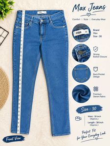 Max Jeans Blue Denim