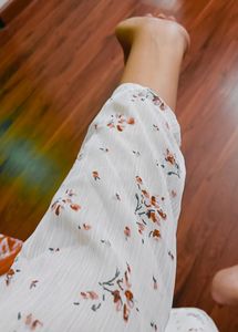 White Layered Floral Top
