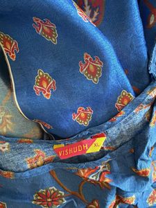 Blue Ethnic Kurta Set with Dupatta