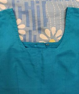 Turquoise Blue Blouse