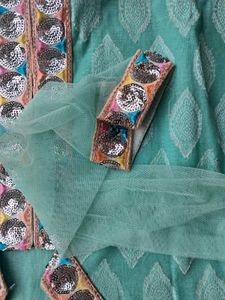 Sequins Work Kurti Set