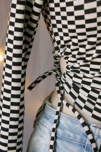 Checkered Fitted Top