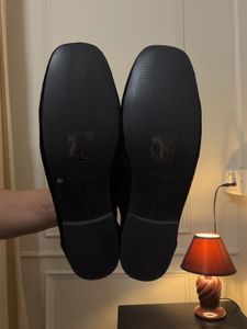 Rag&amp;Co Velvet Bow detail Ballerina shoes