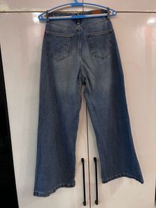 High-Waisted Wide Leg Jeans