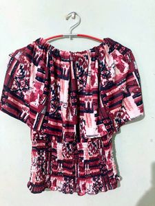 Floral Off shoulder Top