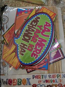 Mehndi  Photo Booth Props