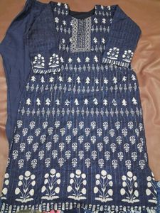 Beautiful Blue Kurta Set XL