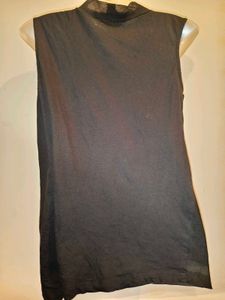 Black Cowl Neck Top Size Medium/ Large