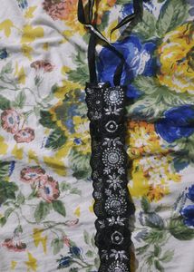 Ready To Wear Black Saree With Belt