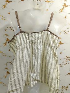 Striped Spaghetti Strap Top