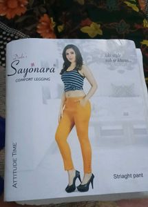 White Straight Pant For Women