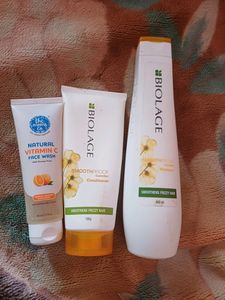 Combo Of Biolage Hair Wash Product And Fashwash
