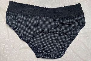 New Worners Black Polka Dot Panty–Lace Waistband