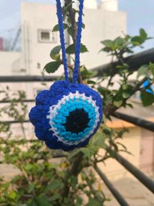 Handmade Evil Eye Crochet Charm