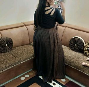 Brown Western Gown