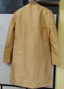Elegant Gold Men's Ethnic indo-western kurta set