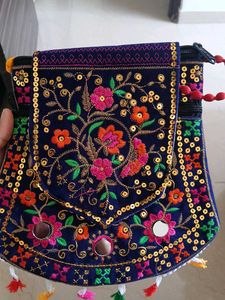 Embroidered Clutch Bag