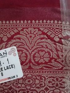 Beautiful Mahroon Festival Saree