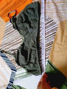Olive Green Cotton Bra