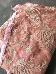 Elegant Peach Anarkali Gown perfect for SIZE M/L