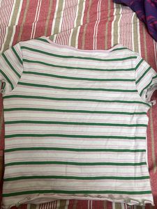 Bershka Branded Crop Top