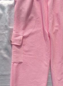 Pink Cargo Pants - Trendy and Stylish!