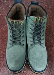 Caterpillar Olive Green Suede Boots