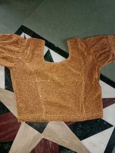 Shimmering Puff Sleeve Blouse