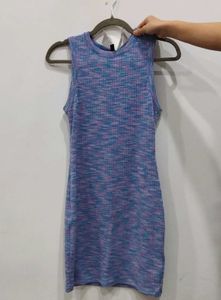 Ribbed Knit Mini Dress