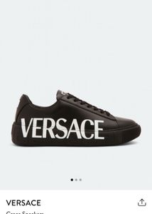 Versace Black Logo Sneakers
