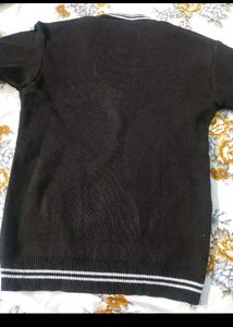 Brown School Uniform Sweater
