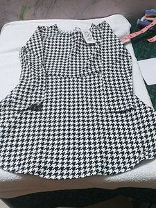 Black And White Kids Frock
