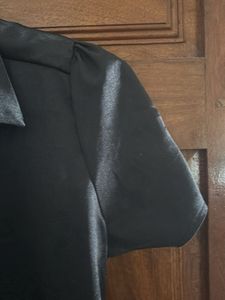 Elegant Black Button-Down Shirt