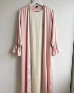 luxurious  Pink abaya