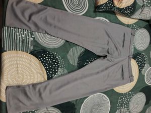Men's Grey Casual Chinos