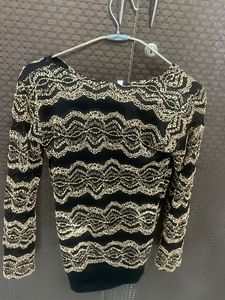 Elegant Black Lace Top