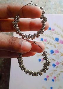 🔥SALE🔥 Silver Alloy Hoop Earrings
