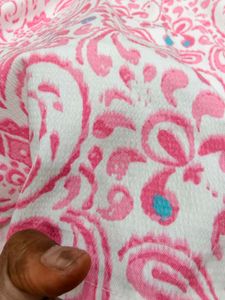 Chic Pink Floral Print Mini Dress