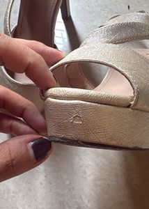 Chic Nude Wedge Sandals