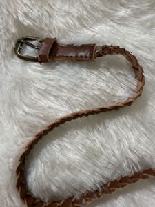 Braided Leather Belt