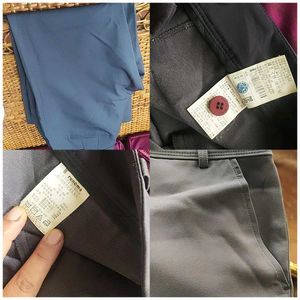 Gray Cropped Pants