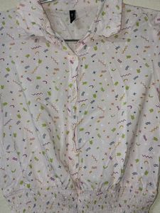 Cute Smocked Waist top