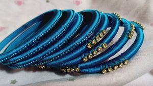 Blue &amp; Gold Bangles