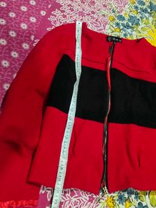 Women Imported Winter Zipper Sweatshirt