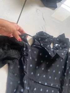 Polka Dot full lengthy Dress