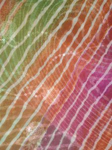 Vibrant Leheriya Saree with Sequins