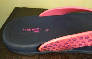 Frisbee Navy Blue &amp; Pink Flip Flops for Women