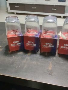 Royal Challenge Glasses (Set of 6