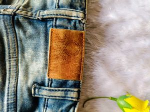 Kids Boys Distressed Blue Denim Jeans